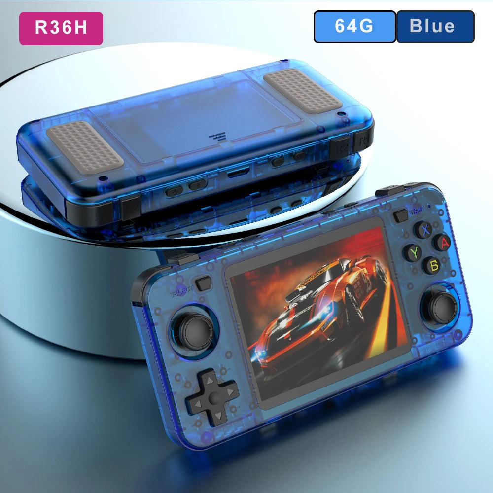2025 New R36H Retro Handheld Console Open-Source Linux System Classic Game Consoles 3.5 inch IPS Screen Portable Video Player