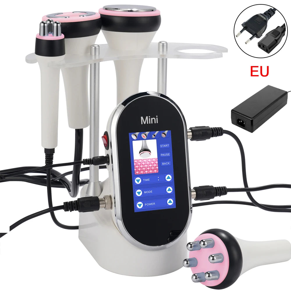 4 in 1 Facial Care 40K Cavitation Lipo Slimming Ultrasonic Liposuction Cavitation Machine Skin Tightening Lifting Device