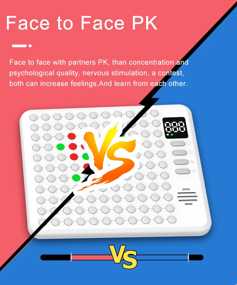 9 in 1 Multifunction Smart Board Game Electronic Chess Backgammon, Go, Tic-Tac-Toe, Whack-a-Mole Combe for Kids Family Tabletop