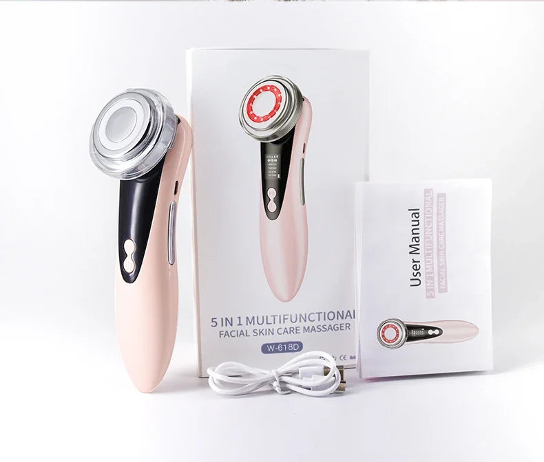 Clean Face Skin Rejuvenation Lifting Tighten Multifunctional Facial Skin Care Beauty Massager Electric Facial Massage Device