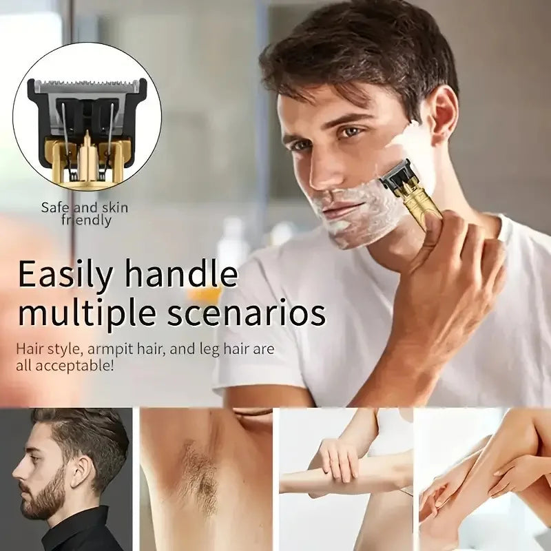 Mini Hair Trimmer Machine Wireless Electric Hair Clipper Beard Shaver Men Hair Cutting Machine Barber For Men Haircut Style