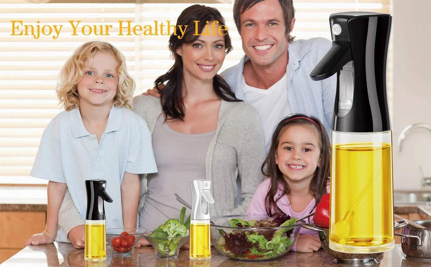 200/300/500ML Pneumatic Spray Bottle Fitness Barbecue Spray Oil Dispenser Kitchen Oil Spray Bottle Cooking Olive Oil Sprayer