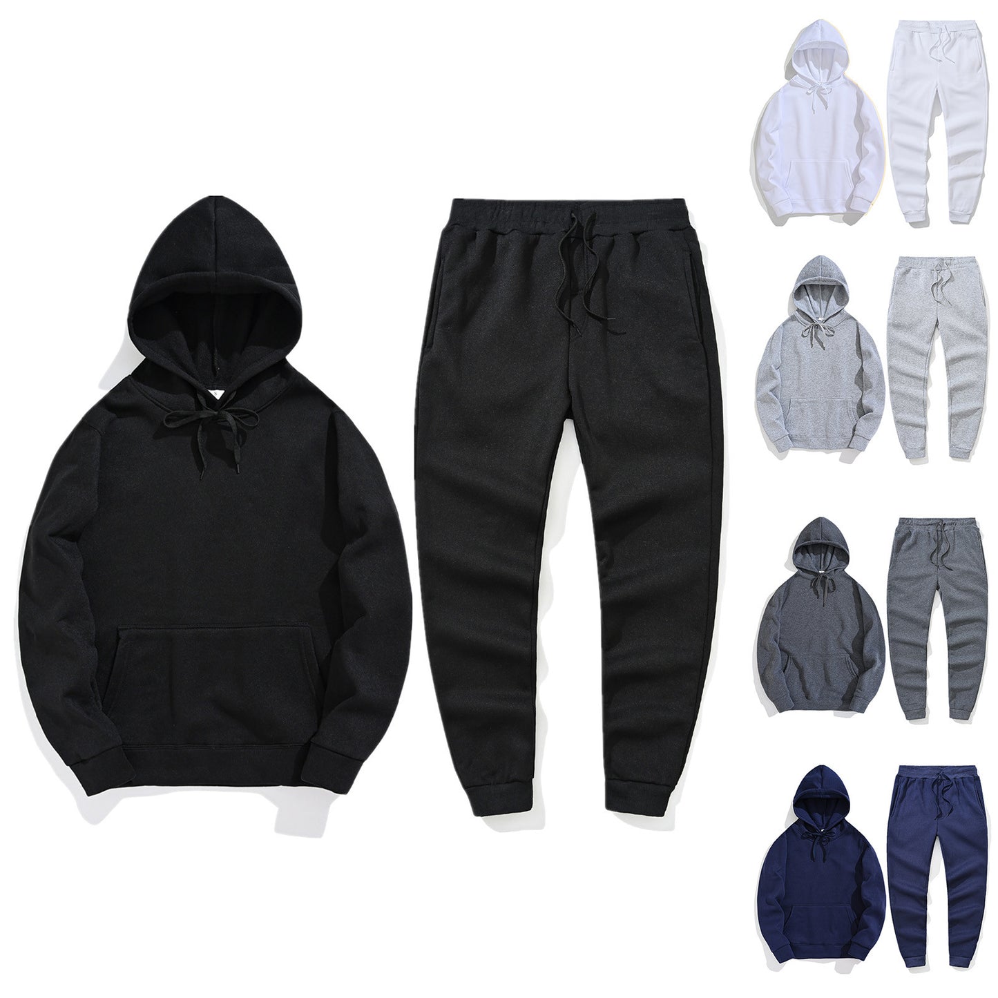 Men's Hooded Sweatshirts and Men Pants Casual Men's Tracksuit Sportswear Autumn Winter Men Suit Men's Clothing Leisure Sets Male