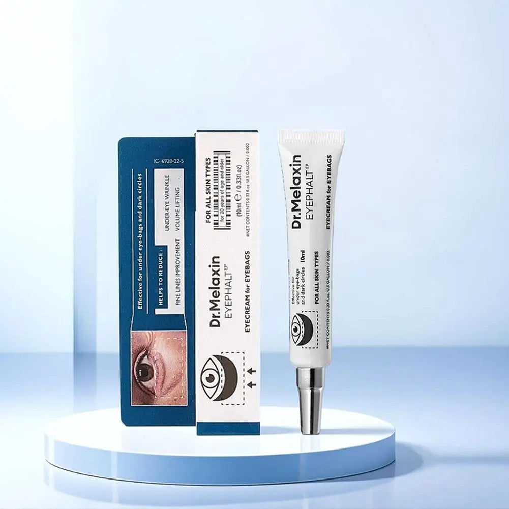 Dr.Melaxin Deeply Hydrating Eye Cream - Lightens Dark Circles Smooths Under-Eye Area Firms Lifts Suits Women Skin Care