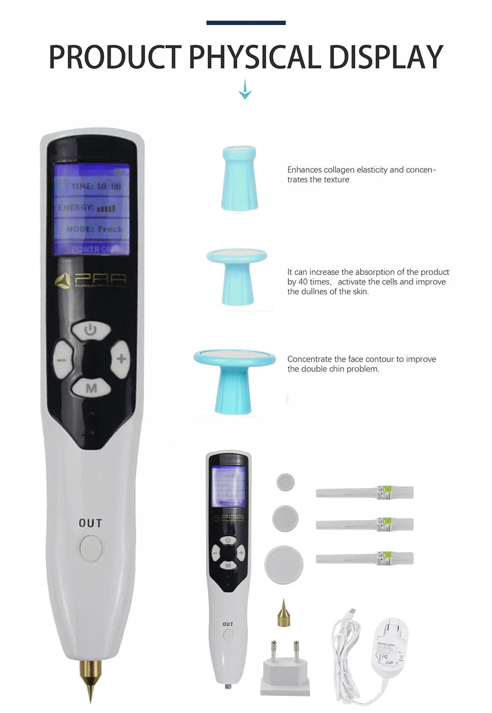 Fibroblast Original Plamax Cold Plasma Wireless Skin Tightly Acne Treatment Dark Age Skin Tag Blemish Removal Beauty Tools