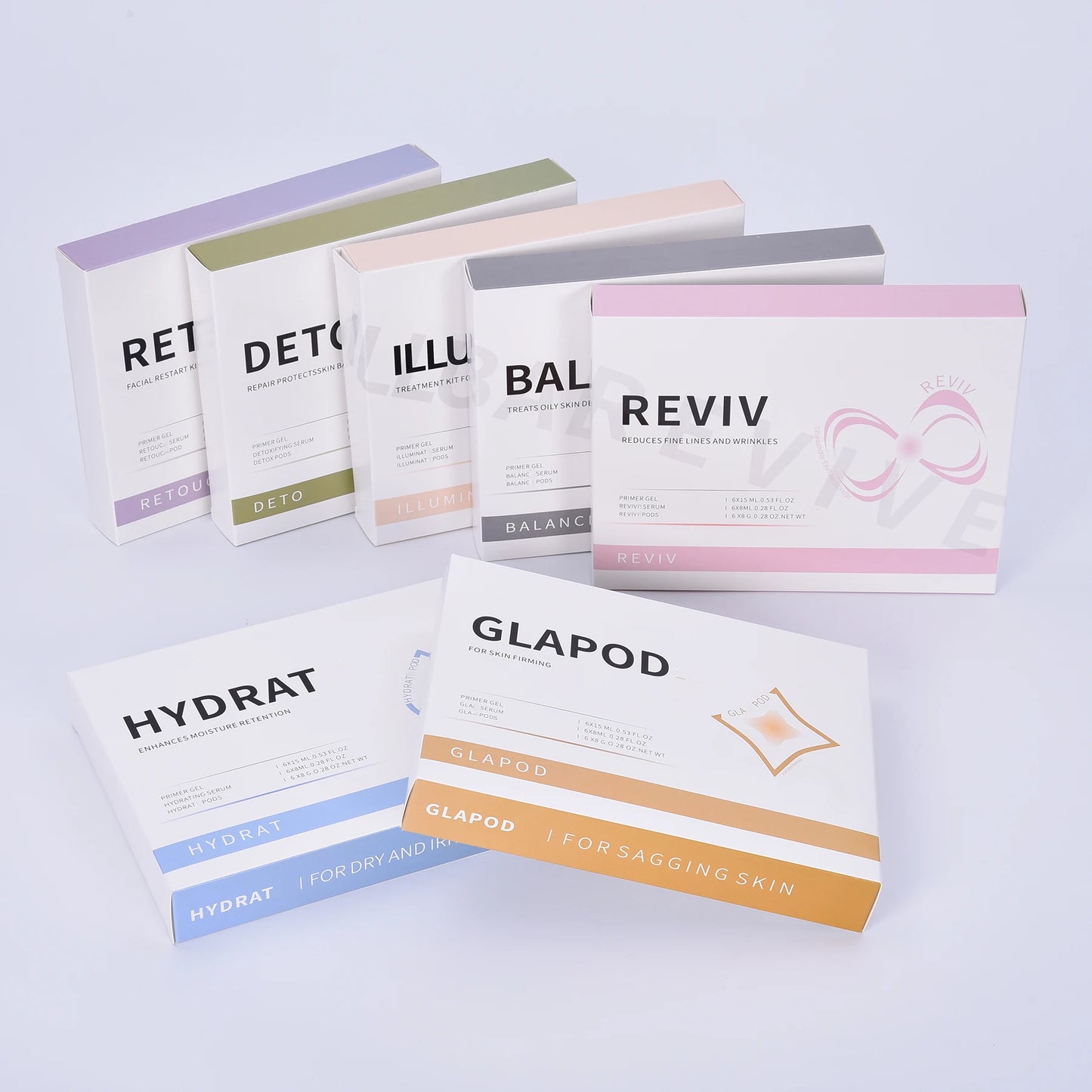 Newest 7 Type CO2 Oxygen Bubble Kit Skin Care Oxygen Pods CO2 Oxygen Capsule Skin Exfoliation Tightening Beauty Machine