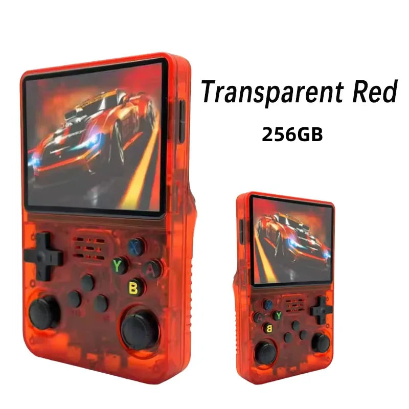 Compact Retro Gaming R36S Handheld Console 35 IPS Screen Linux System 64GB 128GB Internal Storage Thousands of Games