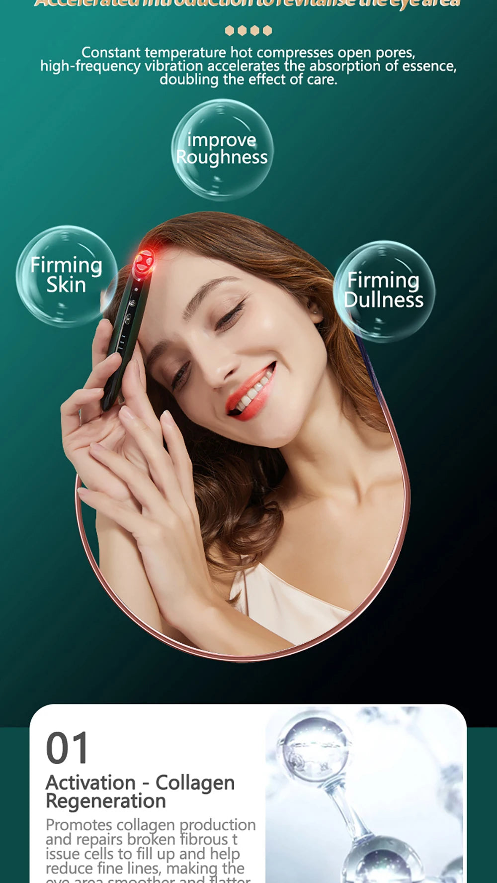 HIFU New Instrument Anti-Wrinkle Lift Tightening Photon Therapy Facial Massager Beauty Device Skin Care Beauty Tools Eye Massage