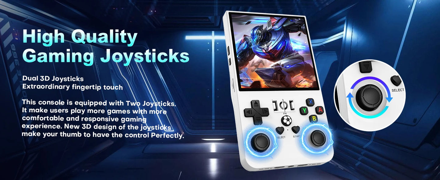 Retro Handheld Game Console Linux System 4.0 Inch IPS Screen Open Source R36MAX Portable Video Player Kids Gift