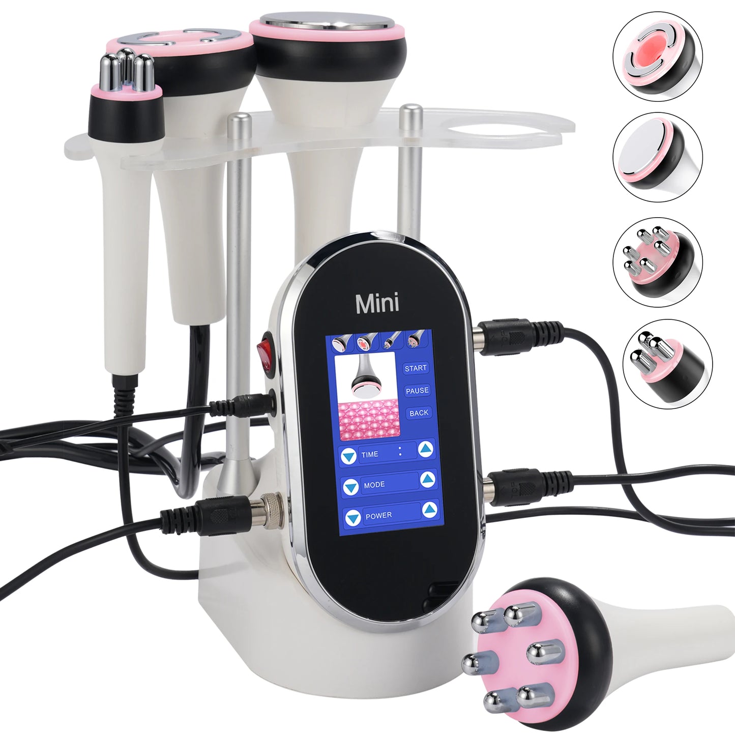 4 in 1 Facial Care 40K Cavitation Lipo Slimming Ultrasonic Liposuction Cavitation Machine Skin Tightening Lifting Device