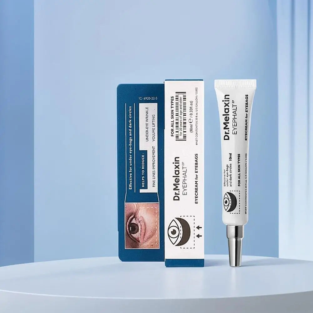 Dr.Melaxin Deeply Hydrating Eye Cream - Lightens Dark Circles Smooths Under-Eye Area Firms Lifts Suits Women Skin Care