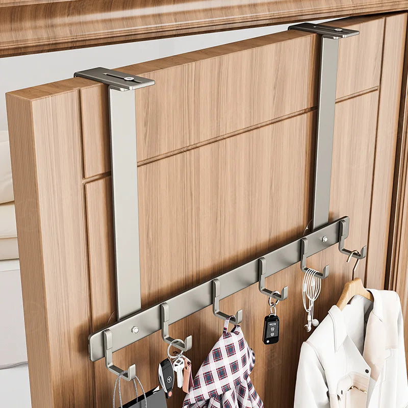 Luxury Non-Perforated Coat Hook - Heavy Duty Bathroom & Door Hanger, No Drill Wall Hook for Towels/Robes, Space-Saving Design