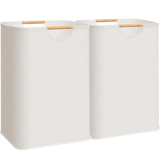 Collapsible Laundry Basket Dirty Clothes Storage Basket with Handle Hamper Sundries Storage Bag Bathroom Accessories