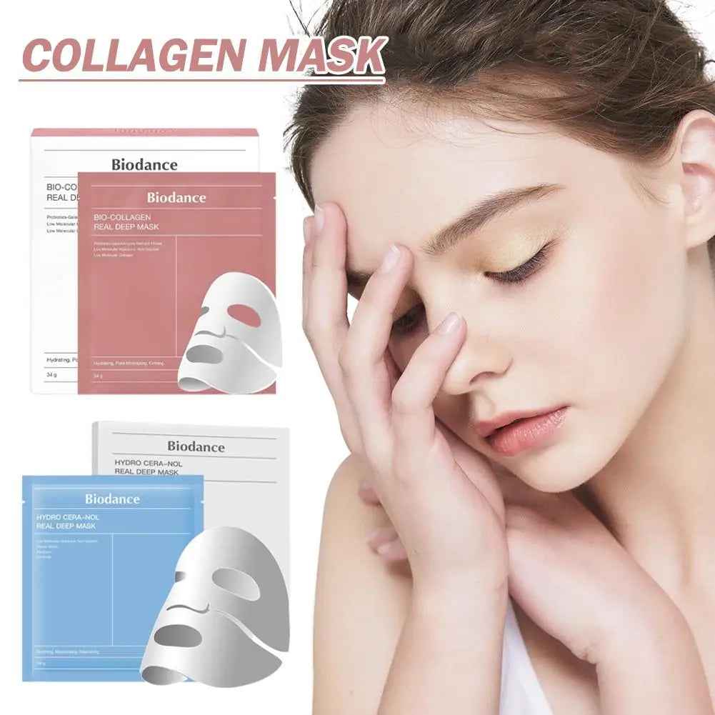 1/4PCS For Biodance Bio-Collagen Moisturizing Hydrating Patch Mask Face Mask Deep Moisturizing Nourishing For Women Skin Care