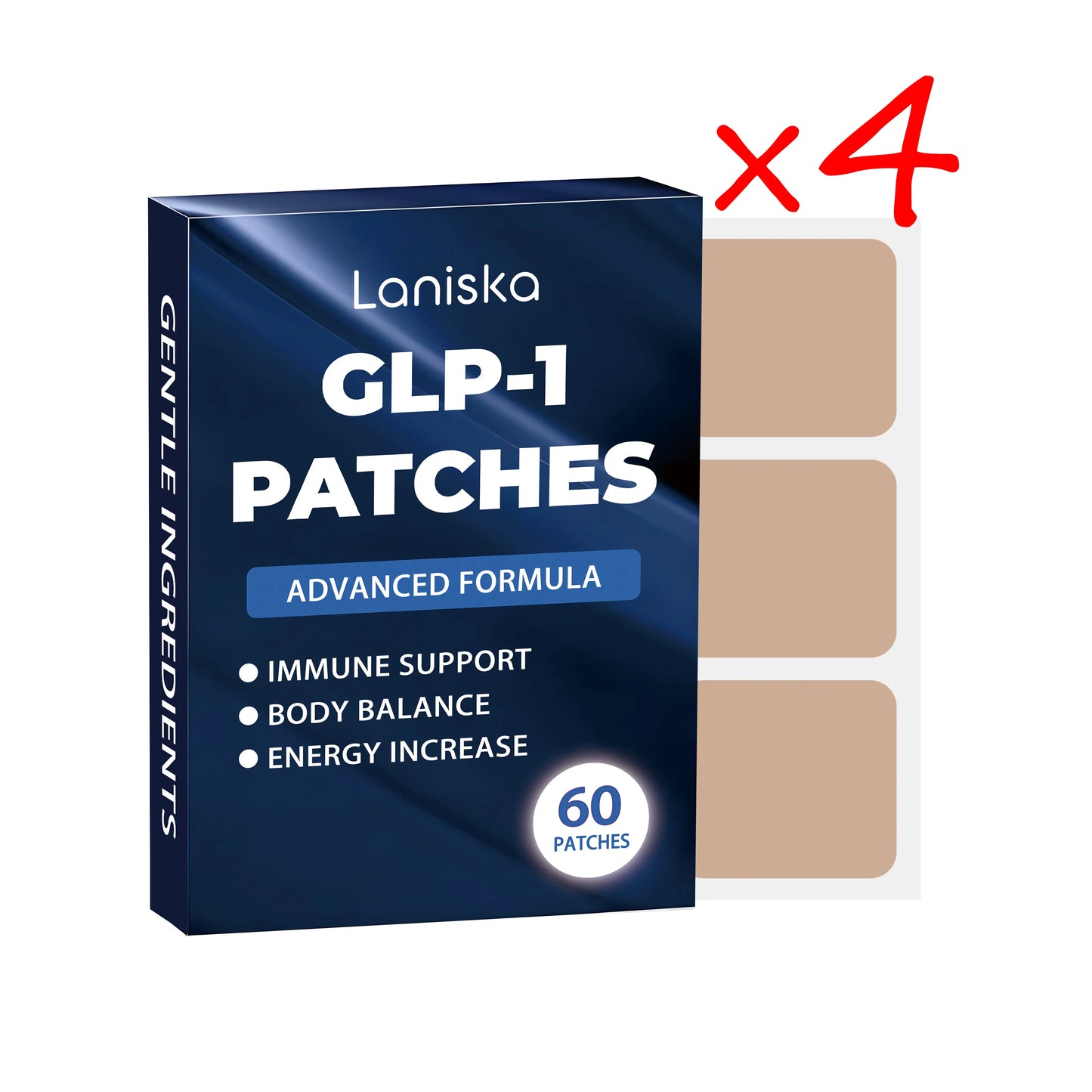 60 Glutathione Transdermal Patches Activate Body Energy Detox Enhance Concentration Immunity Anti Fatty Liver  Care Sticker