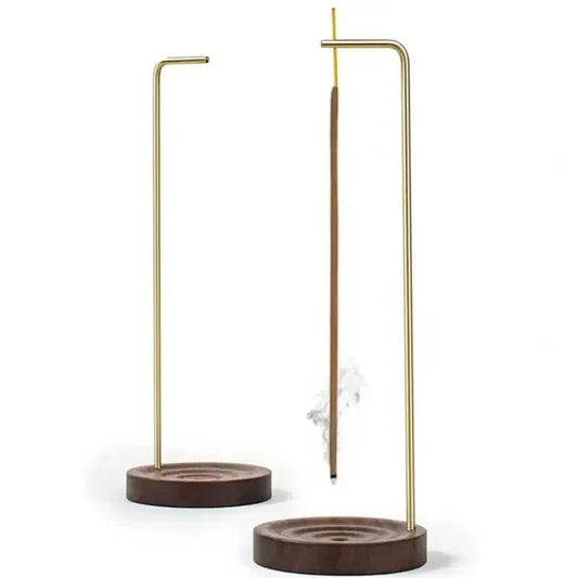 Incense Stick Holder Exquisite Decorative Wooden Incense Burner Ornament with Base Living Room Supply Decorative