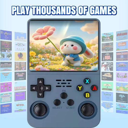 R36S Retro Handheld Video Game Console Linux System 3.5 Inch IPS Screen Gaming Device Portable Pocket Video Player 64GB 128GB