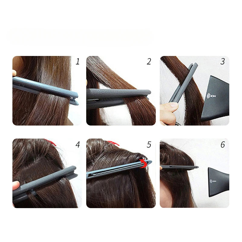 1PC Useful Hair Straighten Salon Comb Hairdressing Smooth Tool Hold Tongs Hair Styling Tools for Women Hair Brush Straightener