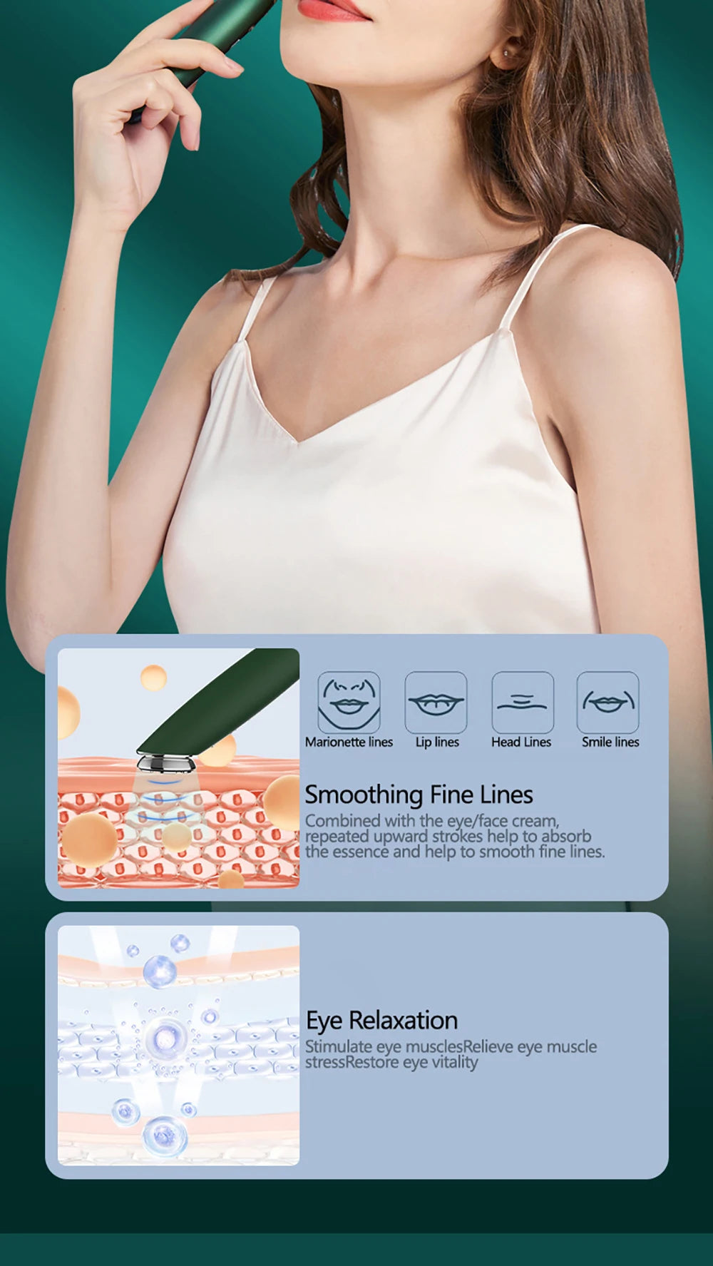 HIFU New Instrument Anti-Wrinkle Lift Tightening Photon Therapy Facial Massager Beauty Device Skin Care Beauty Tools Eye Massage