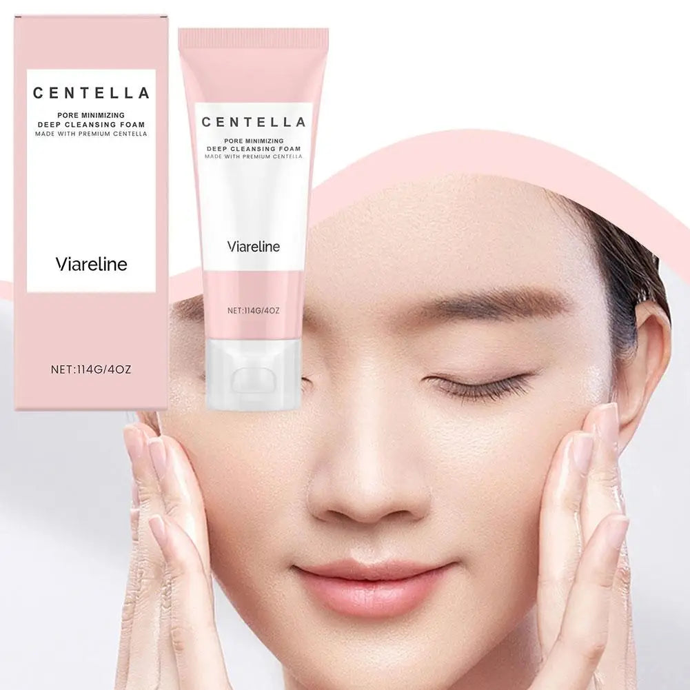 Centella Asiatica Moisturizing Facial Cleanser Deeply Cleanses Facial Skin Repairs Barrier Soothes Sensitive Discomfort Skincare