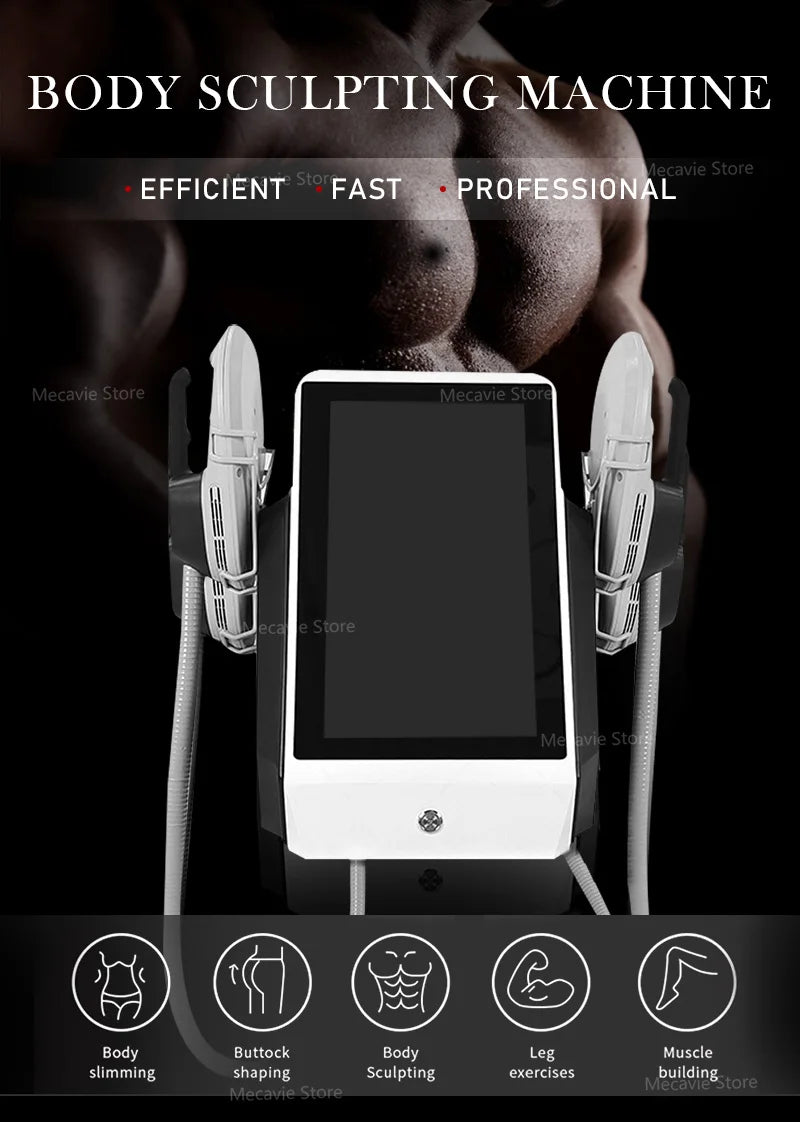 2026  RF Technology Muscle Stimulation Fat Reduction Slimming Beauty Equipment High Intensity 6500W Body Shaping Machine