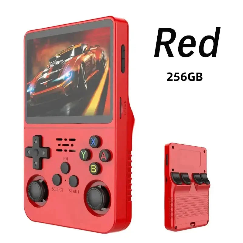 Compact Retro Gaming R36S Handheld Console 35 IPS Screen Linux System 64GB 128GB Internal Storage Thousands of Games