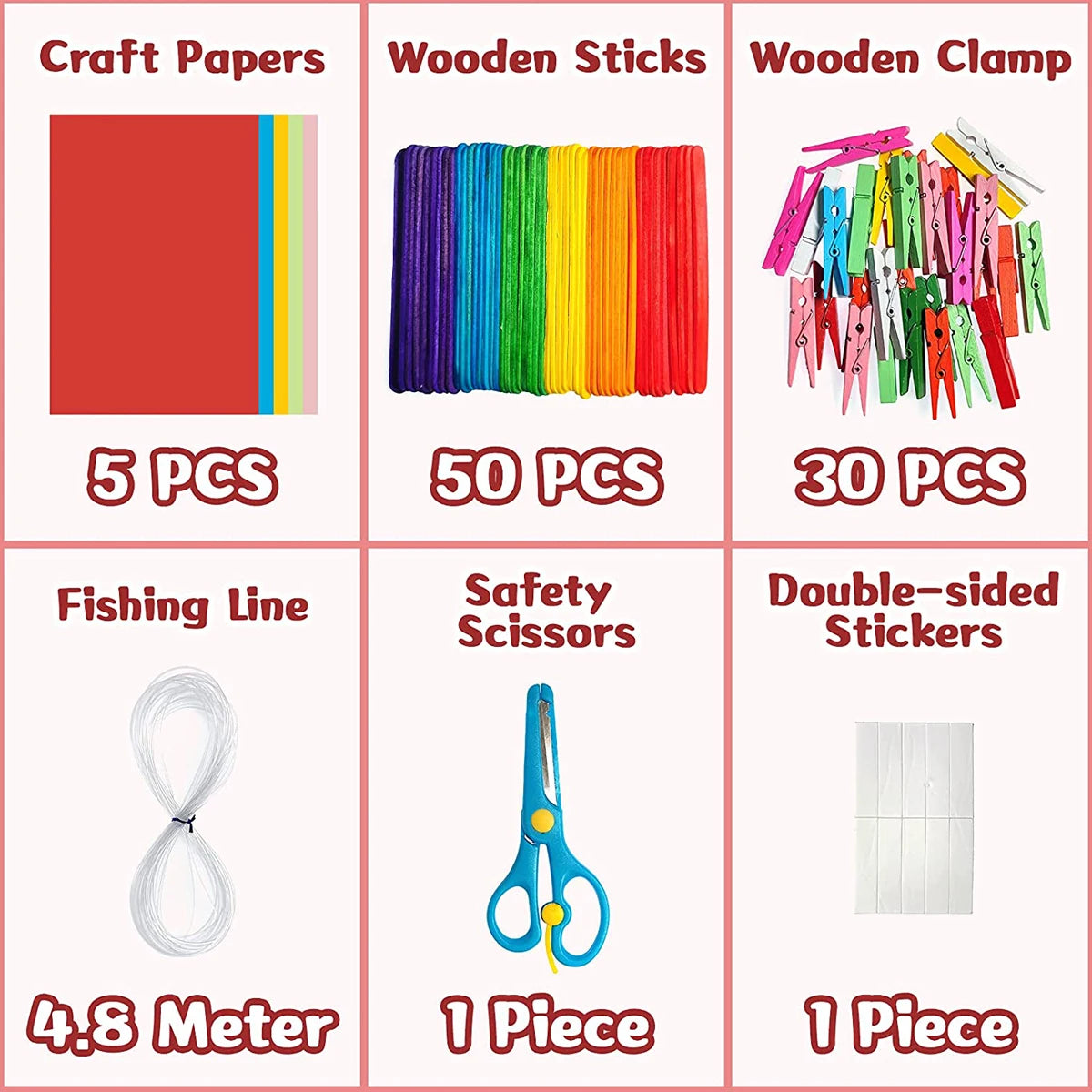 1219pc Kids DIY Art Craft Sets Children Craft Supplies Kits Creative Craft Set for School Projects DIY Activities Party Supplies