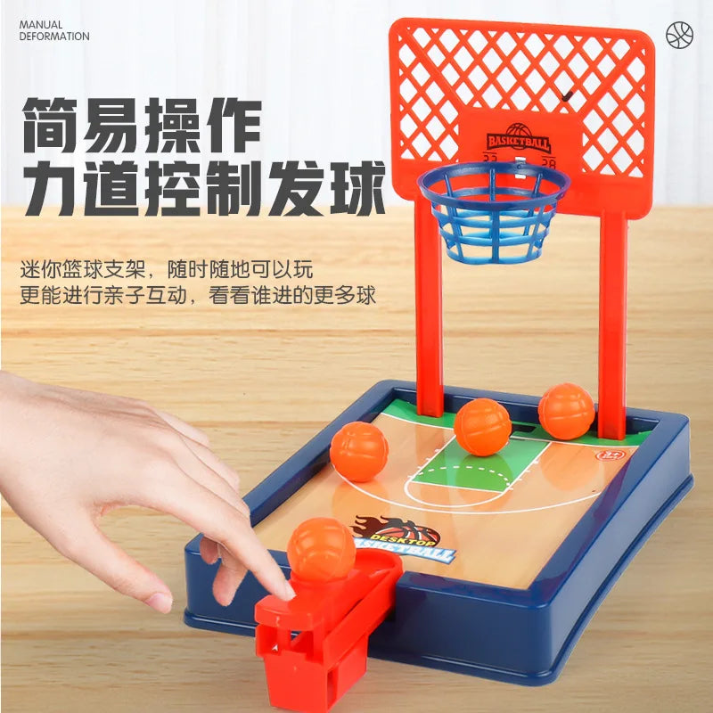 Hot Summer Desktop Board Game Basketball Finger Mini Shooting Machine Party Table Interactive Sport Games for Kids Adults