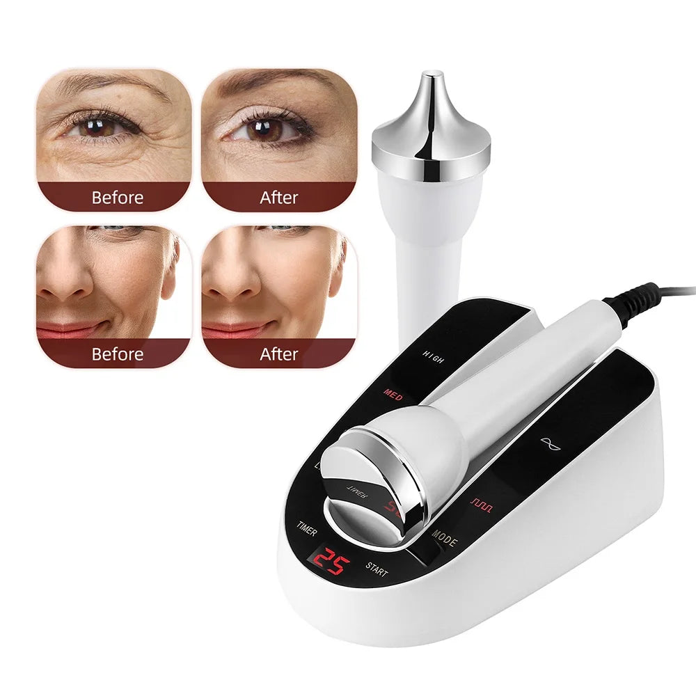 Ultrasound Skin Care Beauty Machine Skin Anti Aging High Frequency Face Eye Massager Ultrasonic Beauty Women SPA Device