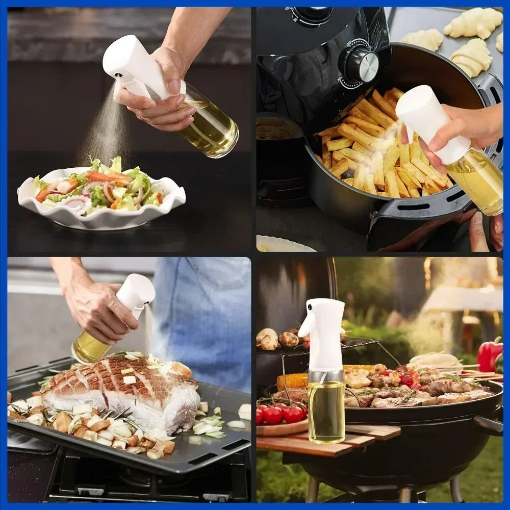 200/300/500ML Pneumatic Spray Bottle Fitness Barbecue Spray Oil Dispenser Kitchen Oil Spray Bottle Cooking Olive Oil Sprayer