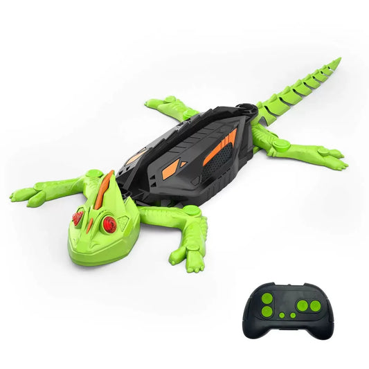 RC Wall Crawler Gecko, Rechargeable Remote Control Robot Kids Toys, Wall Climbing Funny Prank Toys Birthday Gifts for Boys Girls