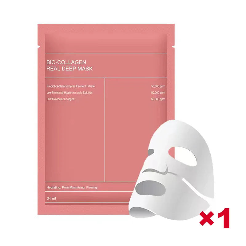 1/3/5/10PCS Bio Collagen Face Mask Anti Wrinkle Fade Face Fine Line Lift Firm Skin Anti-Aging Brighten SkinCare Korean Cosmetics