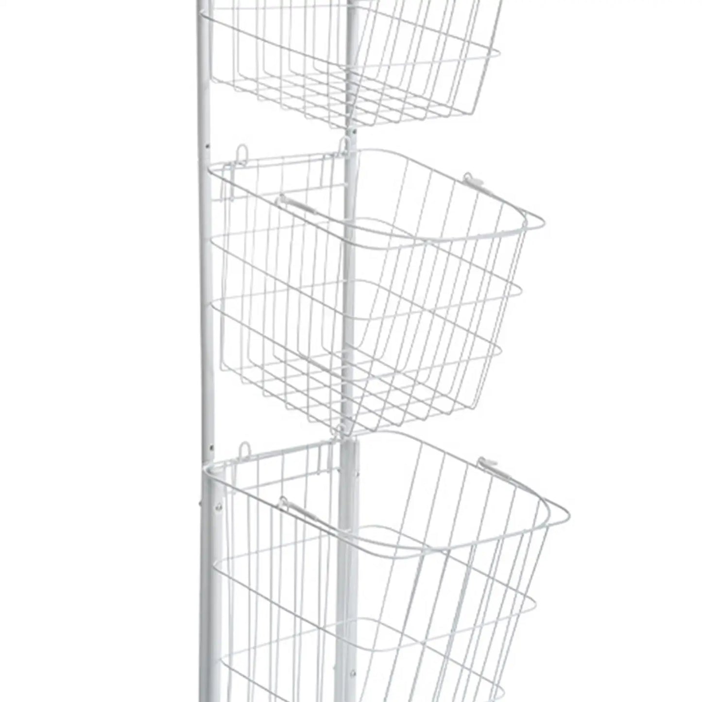 Laundry Rack Basket, Undressing Laundry Basket, 3 Tiers, Removable and Stackable, Large Capacity