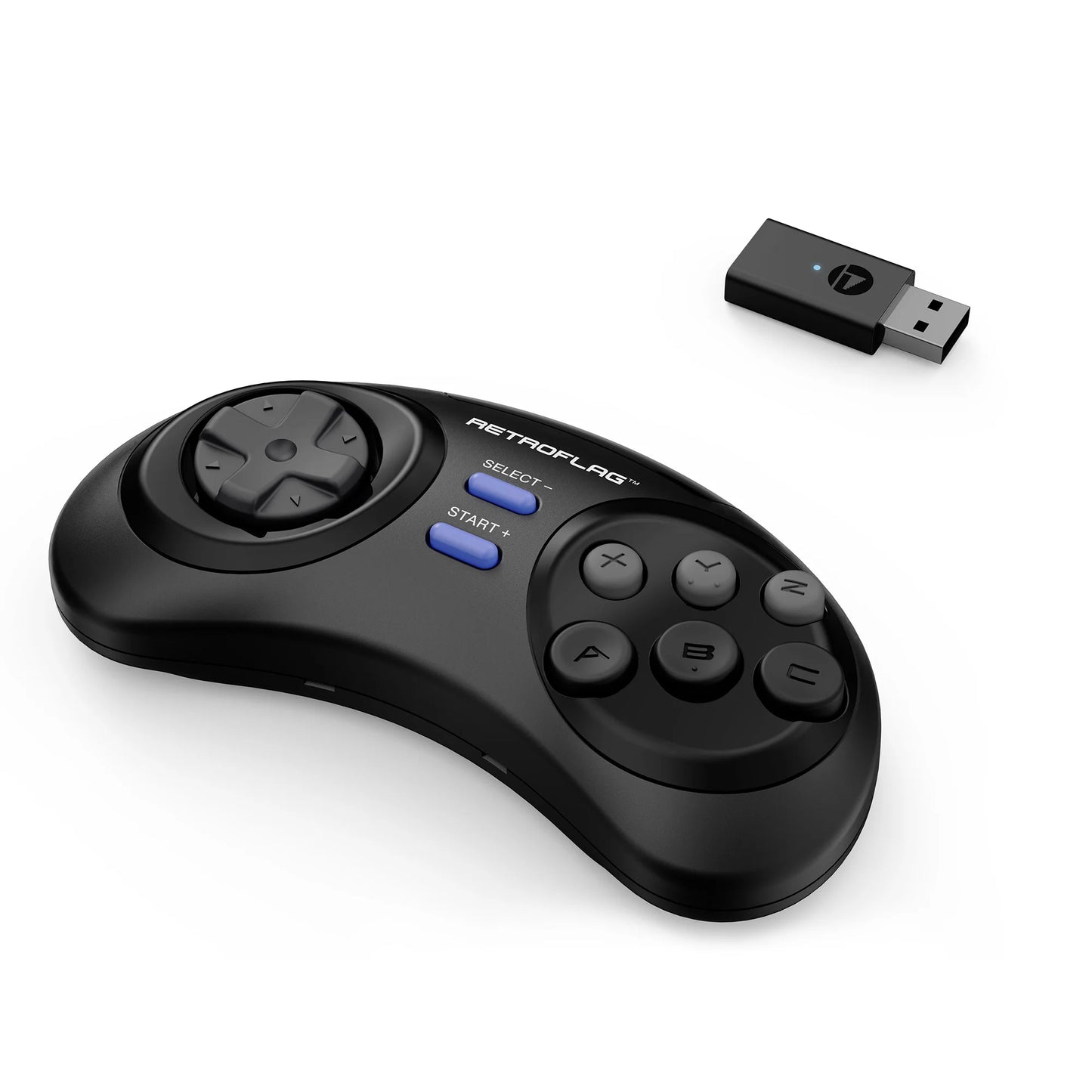 RETROFLAG Classic 2.4G Game Controller-M Wireless Gamepad Compatible with Switch, Windows, MD mini/mini 2 and Raspberry Pi