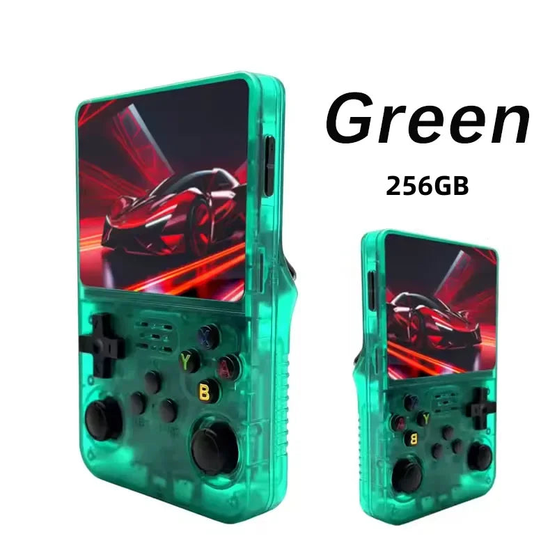 Compact Retro Gaming R36S Handheld Console 35 IPS Screen Linux System 64GB 128GB Internal Storage Thousands of Games