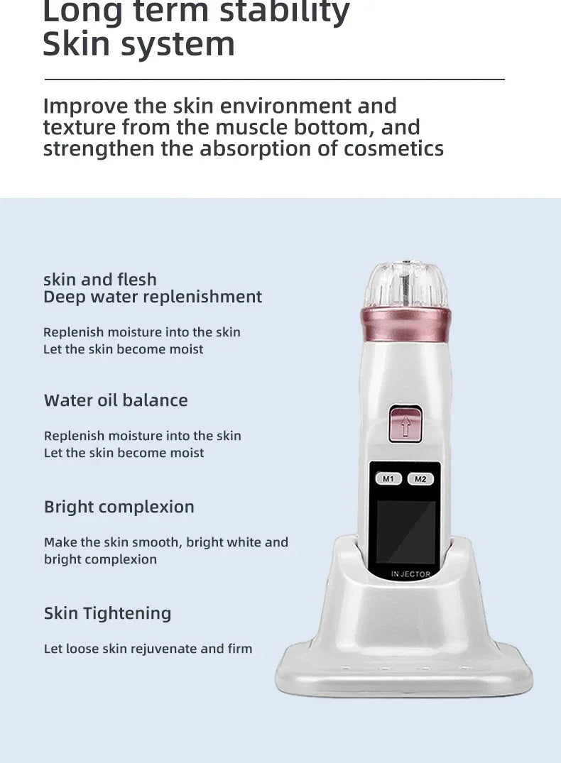 EZ Meso Gun Derma Microneedle Pen Korea Negative Pressure Skin Rejuvenation EZ 5pin 9pin Needle Hydrating Skin Tighten Mesogun