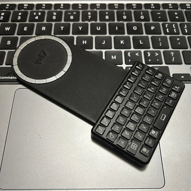 Exknight Retro Touch Mini Keyboard Bluetooth Three System Universal Windows Android Portable Phone Keypad Office Game Keyboard