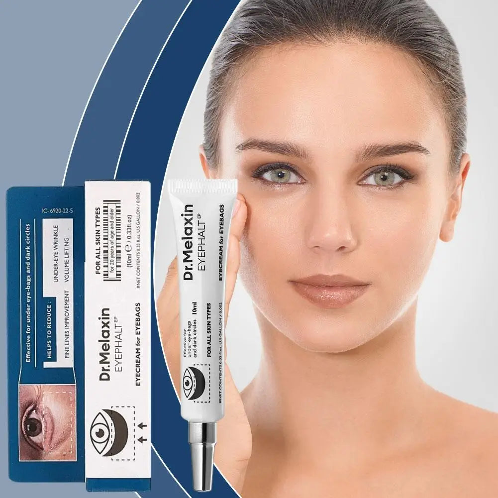 Dr.Melaxin Deeply Hydrating Eye Cream - Lightens Dark Circles Smooths Under-Eye Area Firms Lifts Suits Women Skin Care