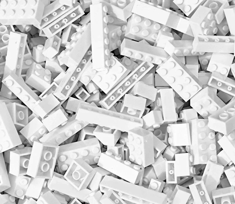 120Pcs Building Blocks Bulk Lot Pack Sorted By Color Bricks Block Plate Toys Small Particles Bulk Compatible Legoeds DIY Kit