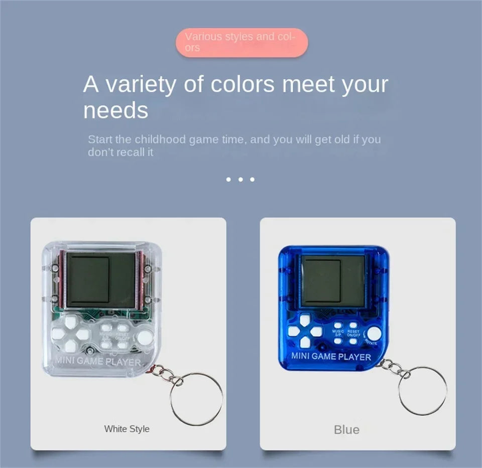 Retro Mini Handheld Game Players Classic Electronic Games Hand Held Console Game Child Puzzle Gaming Console Toys Gift