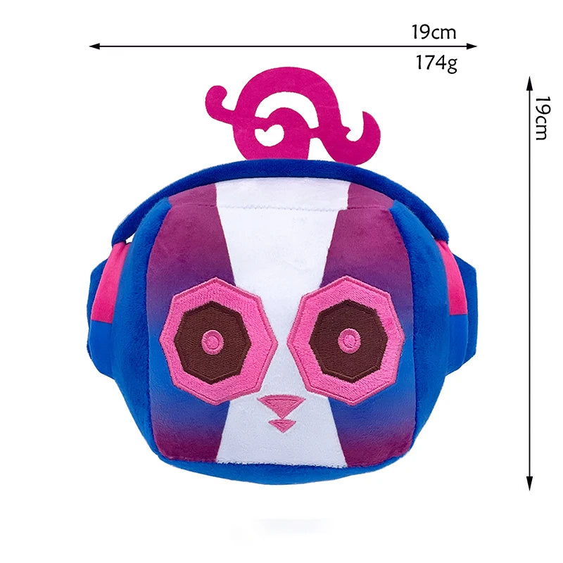 15cm Blox Fruits Plush Toys Anime Bloxfruits Devil Fruit Leopard Pattern Box Plush Pillow Soft Stuffed Toy Doll Children Gifts