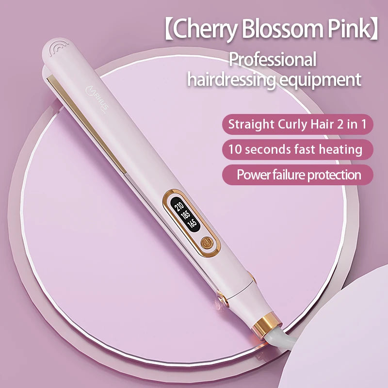 Professional Hair Straightener For Xiaomi Hot Comb Hair Style Tool Fast Heating Hair Iron Curler 2 in 1 Hairdressing Appliance