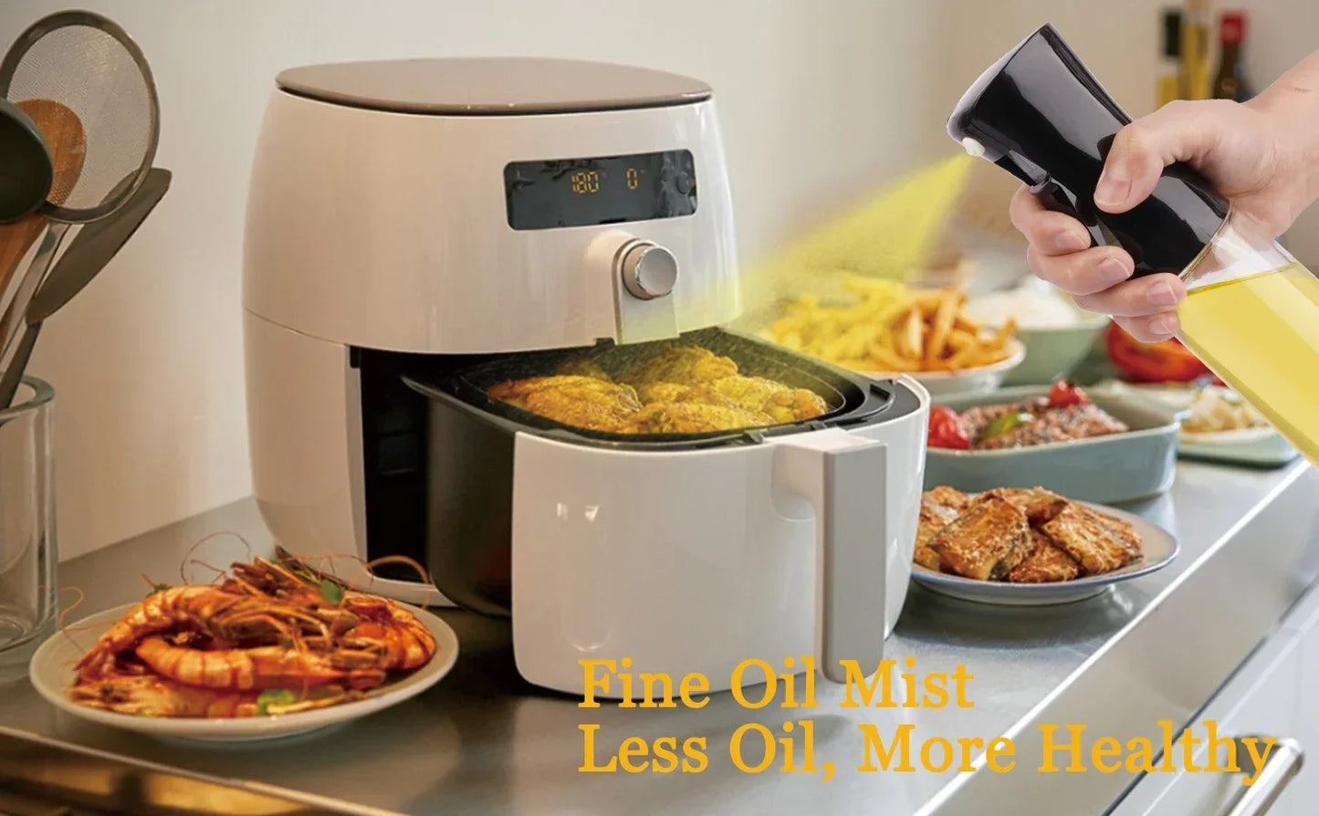 200/300/500ML Pneumatic Spray Bottle Fitness Barbecue Spray Oil Dispenser Kitchen Oil Spray Bottle Cooking Olive Oil Sprayer