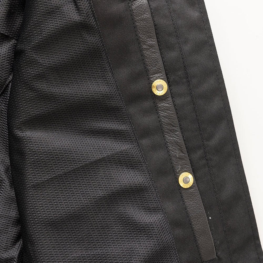 Women’s Motorcycle Leather Jacket. Lightweight Cowhide with Armor Pockets